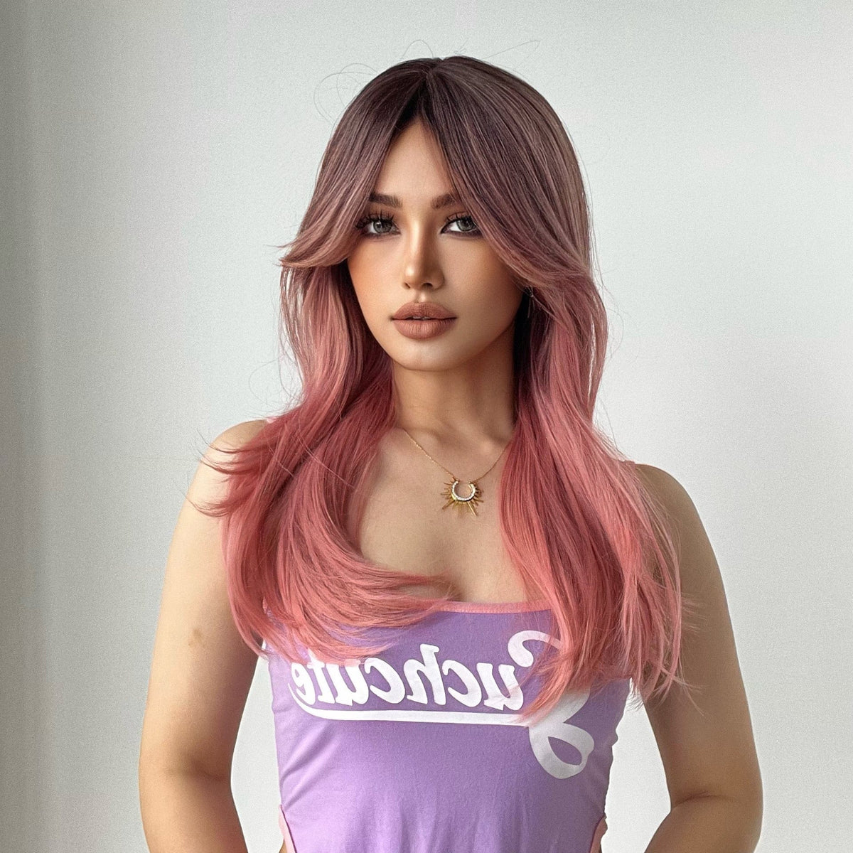 Haircube 18 Inches Wolf Cut Pink Synthetic Wig HAIRCUBE haircube-18-inches-wolf-cut-pink-synthetic-wig-haircube